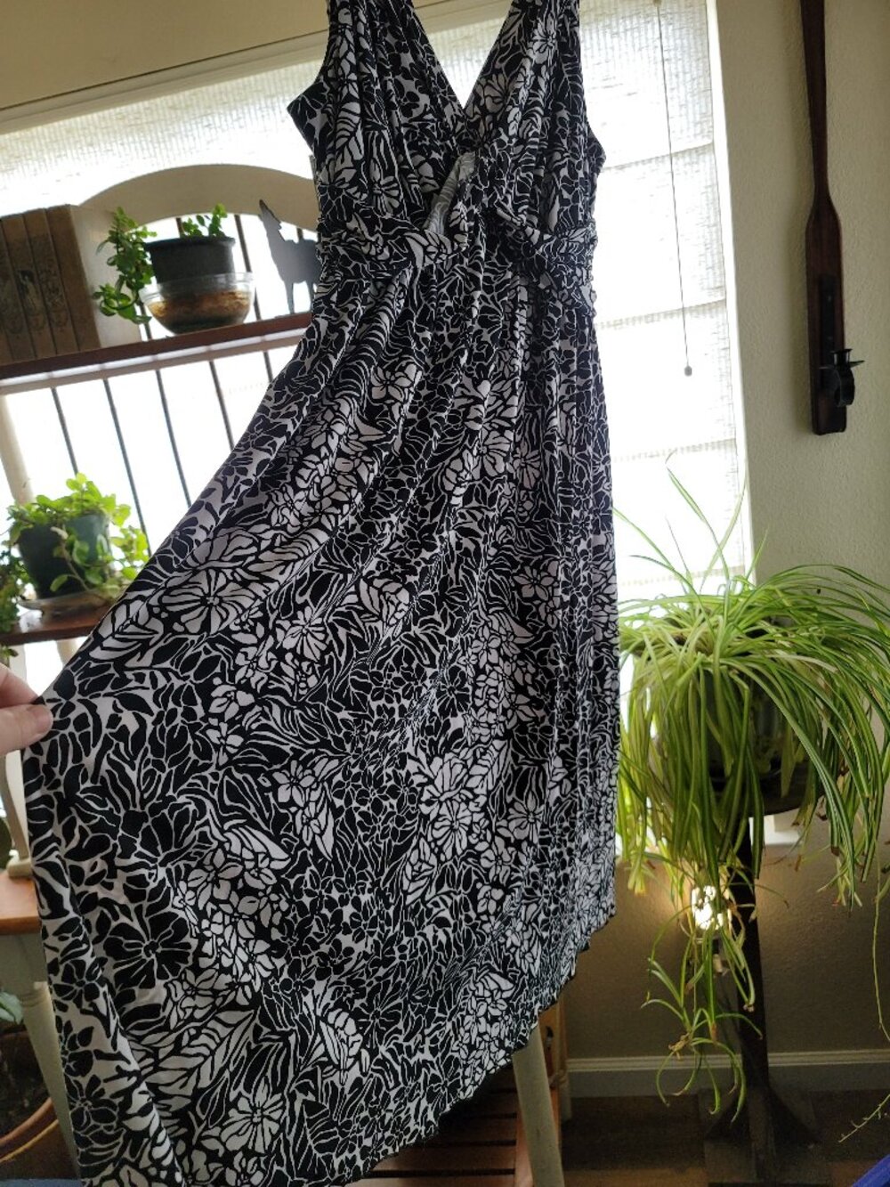 Flower print dress